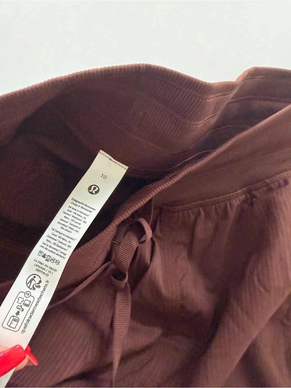 Dance Studio Mid-Rise Pant Short Lava Cake Color Size 10